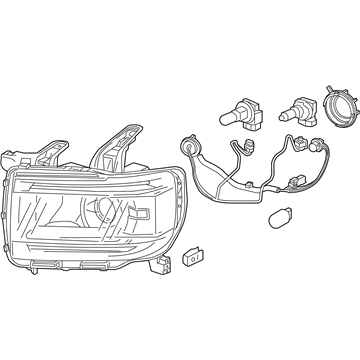 GM 84707374 Headlamp Assembly, Front