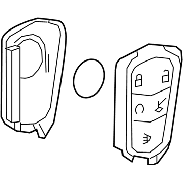 GM 13510245 Transmitter Assembly, Remote Control Door Lock & Theft Deterrent