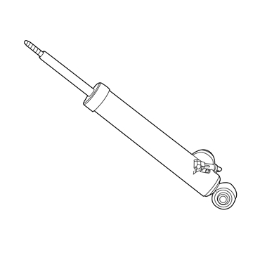 GM 84185485 Rear Shock Absorber Assembly (W/ Upper Mount)