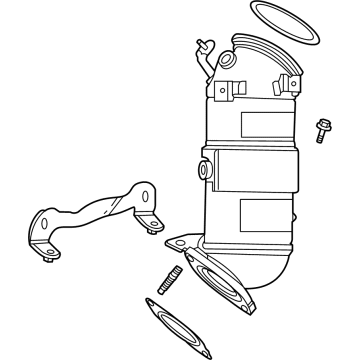 2020 Cadillac CT4 Catalytic Converter - 55512768