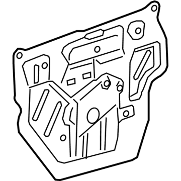 GM 84374114 Deflector Assembly, Aux Rr S/D Wat