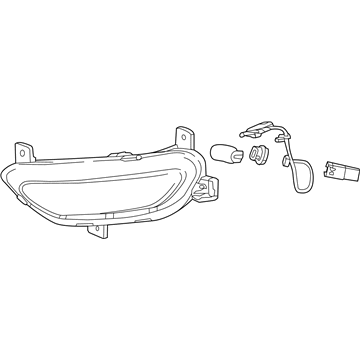 GM 42663533 Lamp Assembly, Front T/Sig