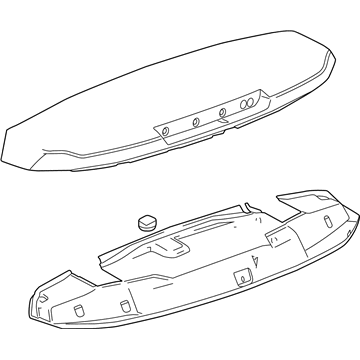 GM 84554766 Spoiler Assembly, R/End *Serv Primer