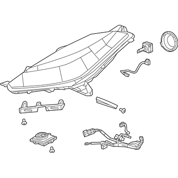 GM 84750165 Headlamp Assembly, Front