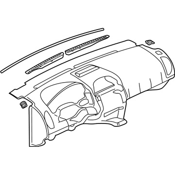 Saturn Dash Panel Vent Portion Covers - 15217239