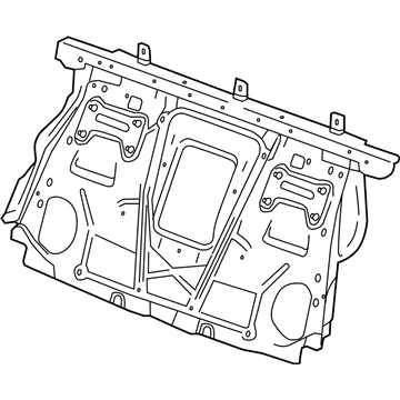 GM 84227873 Panel Assembly, Rear Seat Back Body