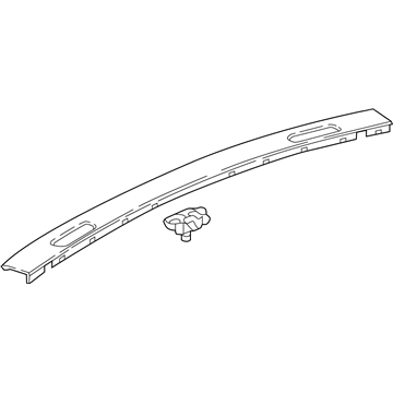 GM 13370574 Molding Assembly, Roof Front Header Garnish *Anthracite