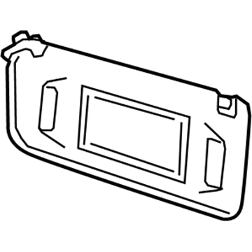 GM 23459634 Sunshade Assembly, . *Shale