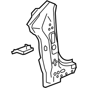 GM 22962614 Reinforcement Assembly, Body Hinge Pillar Outer Panel