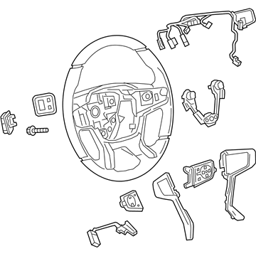 GM 84828483 Wheel Assembly, Strg *Cocoa