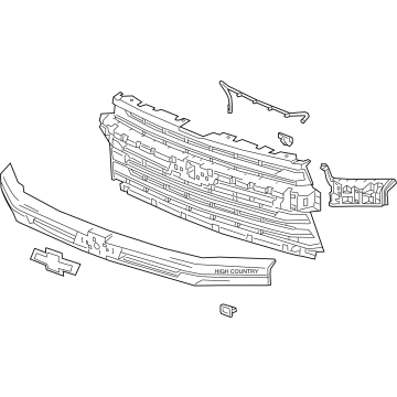 GM 84785048 Grille Assembly, Front