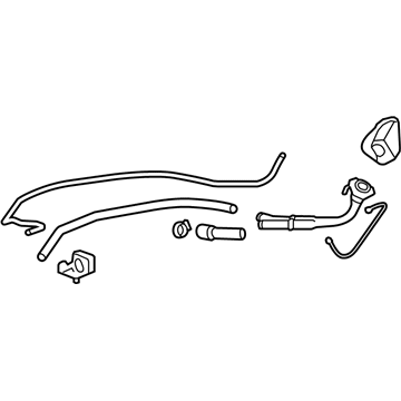 2013 Chevrolet Suburban Fuel Filler Hose - 19417035