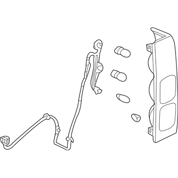 GM 94734361 Lamp Assembly, Tail