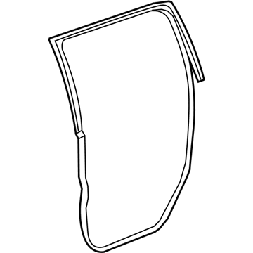 2020 Chevrolet Colorado Door Seal - 23271822