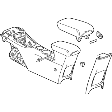 Chevrolet Cruze Center Console Base - 23417613