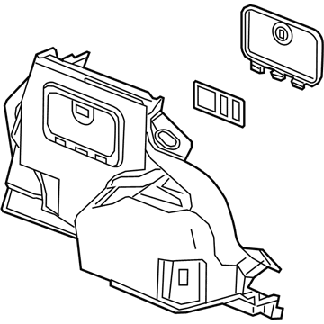 GM 23478895 Trim Assembly, Rear Compartment Side *Black Diamon