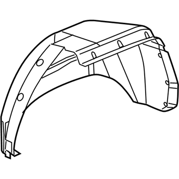 GM 15246961 Liner,Rear Wheelhouse Panel