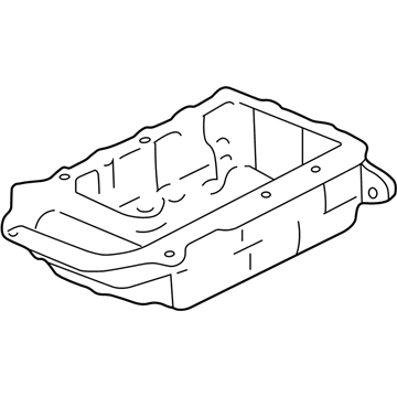 1993 Chevrolet Beretta Oil Pan - 24571250