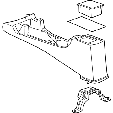 Hummer H3 Center Console Base - 15832110