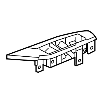 GM 42782930 PLATE ASM-FRT S/D A/RST SW MT *JET BLACK