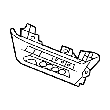 GM 42768992 Control Assembly, Htr & A/C User Interface *Jet Black