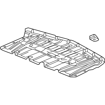 GM 84119803 Deflector Assembly, Front Bumper Fascia Center Air