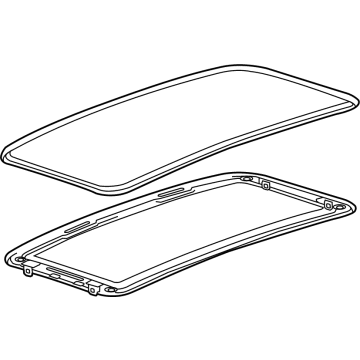 GM 95443502 Window Assembly, Sun Roof