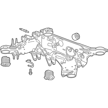 GM 84154090 Cradle Assembly, Rear Suspension