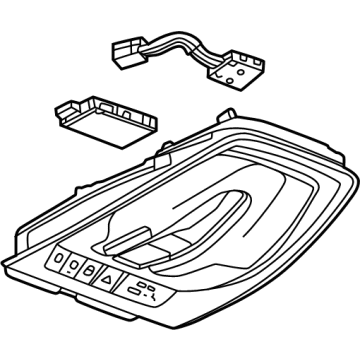 GM 85563327 CONSOLE ASM-RF *BLACK K