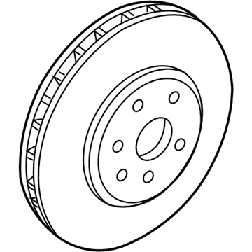 2012 Chevrolet Camaro Brake Disc - 19419984