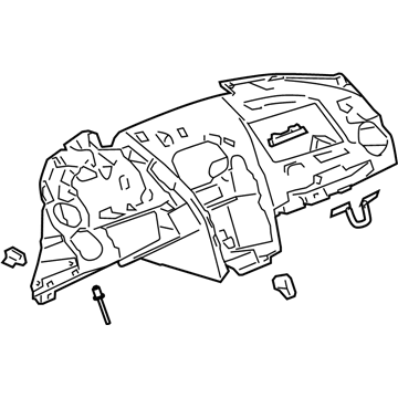 GM 25995136 Carrier Assembly, Instrument Panel