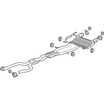 GM 84399114 Muffler Assembly, Exh (W/ Exh Pipe)