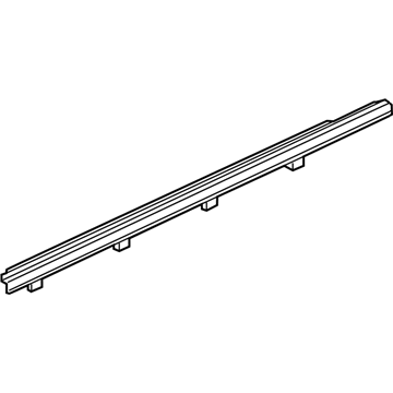 GM 84408221 Molding Assembly, Front S/D Wdo Belt Rvl *Chrome M