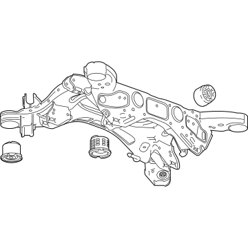 GM 42799310 CRADLE ASM-RR SUSP