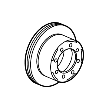 2022 GMC Sierra Brake Disc - 13550274