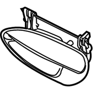 GM 92085572 Handle,Front Side Door Outside