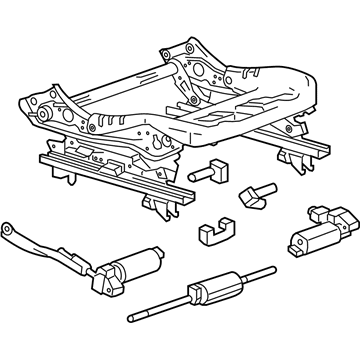 GM 13506152 Frame Assembly, Front Seat Cushion