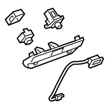 GM 84762645 Handle Assembly, Pubx E/Gate Lat