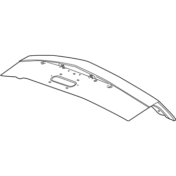 GM 84168369 Lid Assembly, Rear Compartment