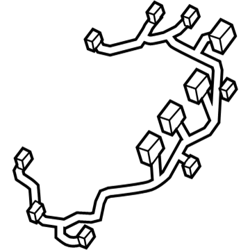 GM 22893634 Harness Assembly, Front Side Door Wiring