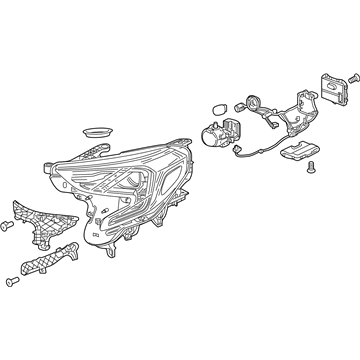 GM 84664075 Headlamp Assembly, Front