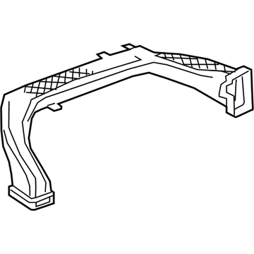 GM 23393852 Duct, I/P Otr Air Otlt