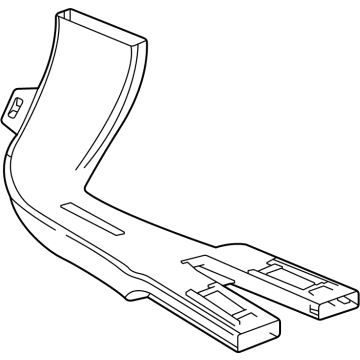 GM 60003706 Duct, Flr Rr Air Otlt