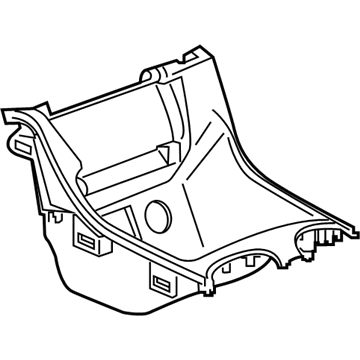 GM 84229397 Compartment Assembly, Front Floor Console Front *Low Gloss Buh