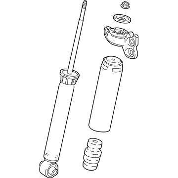 GM 84550899 Rear Shock Absorber Assembly (W/ Upr Mt)