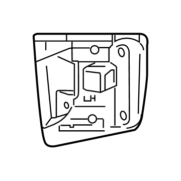 GM 84556714 Bracket, Hdlp