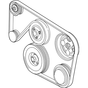 2003 Cadillac CTS Drive Belt - 19355373