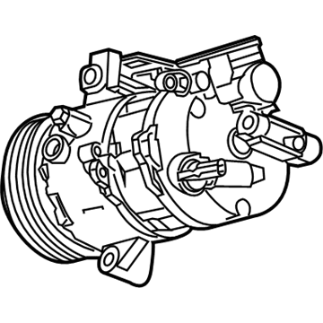 2017 Chevrolet Camaro A/C Compressor - 86801131