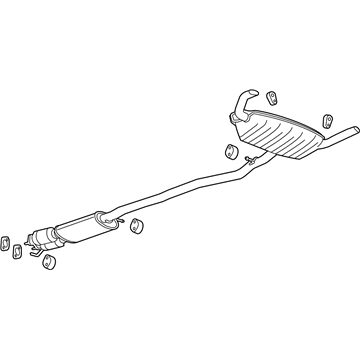 Cadillac SRX Exhaust Pipe - 19420275