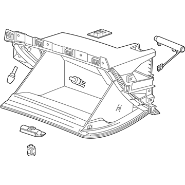 GM 84474602 Compartment Assembly, I/P *Lt Vanilla